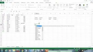 Excel 2013 Tutorial#107 Database Function in Excel part-1