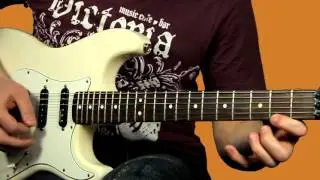 Крутое соло из обычных нот  Как играть быстро на электрогитаре