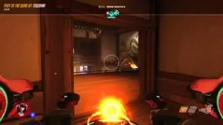 Overwatch Beta PS4 - D.VA Pentakill "Team Kill" Win
