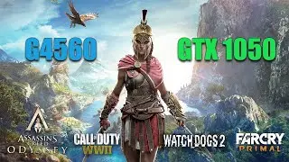 Pentium G4560 GTX 1050 in 2020 - Assasins Creed Odyysey, Watch Dogs 2 1080p