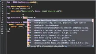 Mastering Ember Js - 3  Our First Ember Route