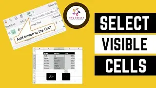 3 ways to select visible cells in Excel through Excel formula and keyboard shortcut. 
