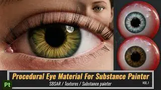 Procedural Eye Material For Substance Painter