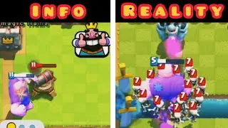Clash Royale Info vs Reality Giant