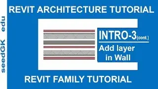Autodesk Revit Tutorials ગુજરાતીમાં-Beginner Tutorial in Gujarati-Multilayer Wall
