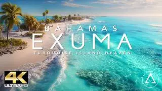 The Bahamas Exuma in 4K Drone 🇧🇸 | Flying Over The Most Unreal Bahamas Waters