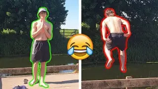 I had to jump into a canal and this happened...