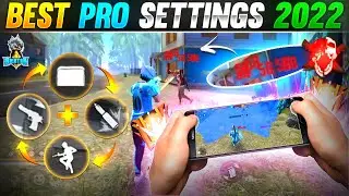 FREE FIRE BEST PRO SETTINGS 2022⚡AUTO HEADSHOT, FAST GLOO WALLS || Garena Free fire