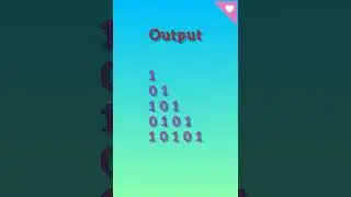 #95🖥📚C Pattern Program🖥 C Language Tutorial👨‍🏫📂📓
