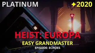 Heist Battleground: Europa - Easy 2020 Grandmaster Nightfall | Destiny 2 (PS5)