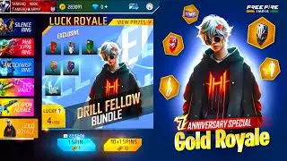 7th Anniversary Special Gold Royale🤯🔥| Level Up Shop+Bonus TopUp| Free Fire New Event | Ff New Event
