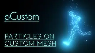 Particles spawn on custom mesh in Fusion - pCustom Examples - With Tutorial (DaVinci Resolve)