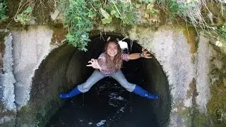 In the water tunnel