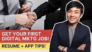 Get Your FIRST Job in Digital Marketing! | Resume + Application Tips ONLY
