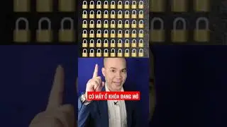 Câu đố! Bạn thấy được mấy ổ khóa mở?#shorts #youtubeshorts #caudo #tobavuong #tiktok #dovui #games