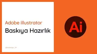 Adobe Illustrator ile Hazırlanan Tasarımı Baskıya Hazırlama - Montaj ve Kros Çizgileri Oluşturma