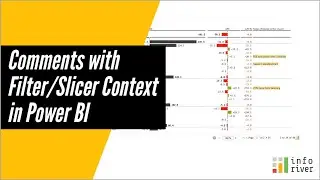 Comments with Filter Slicer Context in Power BI | Inforiver