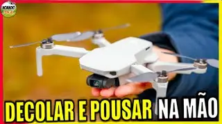 COMO DECOLAR E POUSAR O DRONE DJI MINI 2 DIRETO DA SUA MÃO