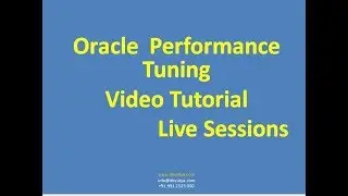 Oracle Performance Tuning Training Video Tutorial information.