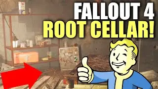 The *HIDDEN BUNKER* In Sanctuary! (Fallout 4 Root Cellar Location & Loot)
