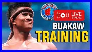👊Live Buakaw Training Muay Thai เตะไหหายหนาวคับ