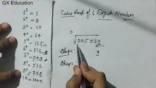 Find CUBE ROOT of 6 digit number Maths Trick #4