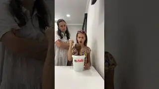 Короче говоря Алинка ест много Nutella #shorts #funny