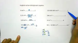 MATEMATİK - 6.Sınıf Hacim ile Sıvı Ölçüleri Arasındaki İlişki - Gaye Hoca