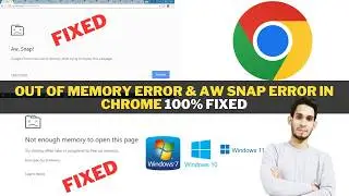 Google Chrome “Aw, Snap” Error Fix 100%  | Ran Out Of Memory Problem Solve in Hindi | Tech Repair Go