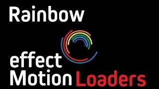 How to make a Rainbow motion loaders with 7 colour in powerpoint 2016