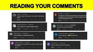 Reading Your Comments