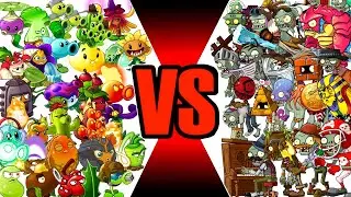 Every Peashooter Challenge in Plants vs Zombies 2 All Peas vs All Zombies Max Level