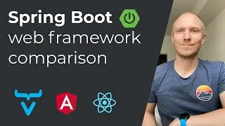 Comparing frontend frameworks for Spring Boot: React, Angular, Vaadin with LitElement ( JHipster)