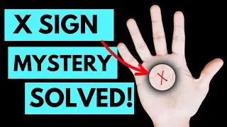 Mysterious Letter X Sign Only 1% Of People Have On Their Palms-Palmistry