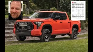 2022 Toyota Tundra Towing, payload specs official
