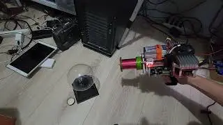 tesla coil gun prototype....first test