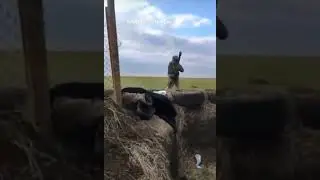 Ukrainian Soldier Shoots Russian Jet with Shoulder-Launched Missile