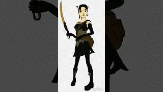 Allison Angel - #shorts #batim #batdr #allisonangel #ibispaint