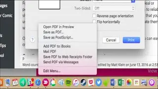 How to Create a PDF File on a Mac