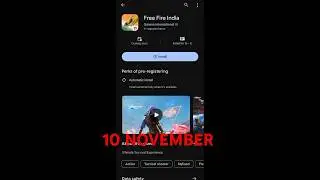 FREE FIRE INDIA 10 NOVEMBER LONCH #freefire #garenafreefire