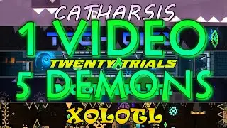 5 Platformer Demons in 1 Video #1 | Geometry Dash 2.2