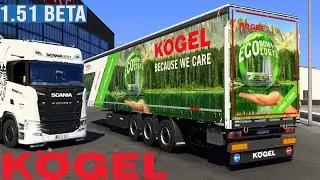 ETS2 1.51 Open Beta I Kögel Trailer Pack DLC I Germany Rework [2805] EURO TRUCK SIMULATOR 2