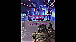 Fnaf Security Breach Vs Doom Slayer | #debate #1v1 #edit #fnaf #fnafsecuritybreach #doometernal