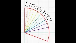 Linienfarbe, Liniestil und Liniemuster