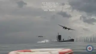 Mosquito Raid on U-Boat – Part 1 | WW2 RAF CGI/VFX Animation Tests (3 Angles)