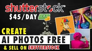 Sell AI Generated Photos on Shutterstock - How to Earn From Shutterstock by Selling Photos Art