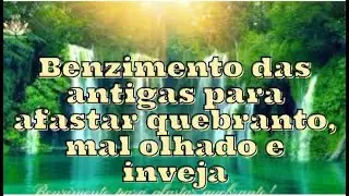 Benzimento das antigas benzedeiras para afastar quebranto.@encantos-da-Amazônia
