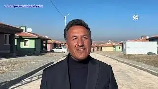 Kahta kırsalında depremzedeler sıcak yuvalarına kavuştu