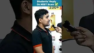 Students' Feedback On NEET Scam ✅ #jee #shorts #viral