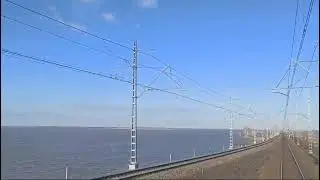 Масштабы последствия потопа 2024. Выезд из Петропавловска, съемка локомотивной бригадой